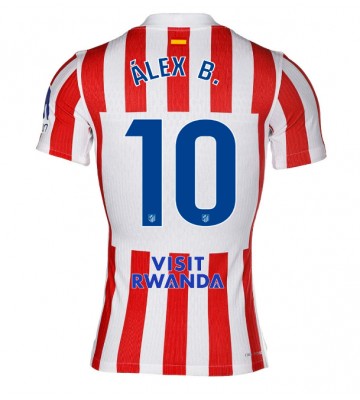 Atletico Madrid Alex Baena #10 Prima Maglia 2025-26 Manica Corta